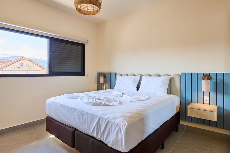 Apartamento Deluxe 2 quartos Próximo ao Mar