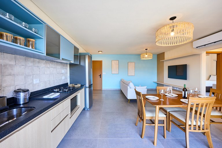 Apartamento Deluxe de 2 habitaciones cerca del mar