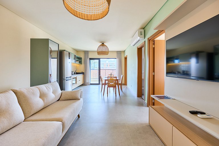 Apartamento Deluxe 2 quartos Próximo ao Mar