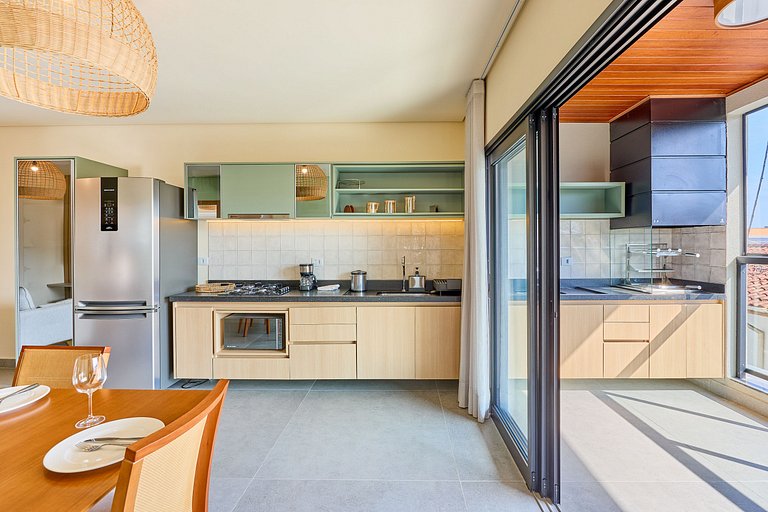 Apartamento Deluxe de 2 habitaciones cerca del mar