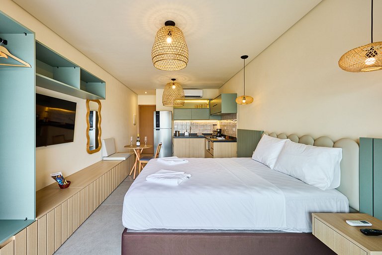 Loft with Balcony Near the Sea
