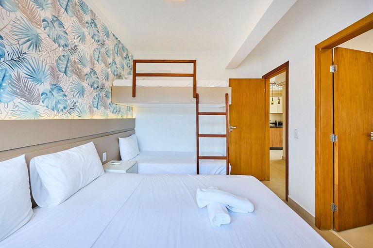 Apartamento de 2 habitaciones con vista al mar
