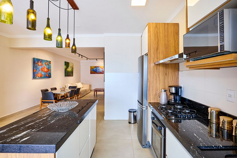 Apartamento 2 quartos Vista para Mar