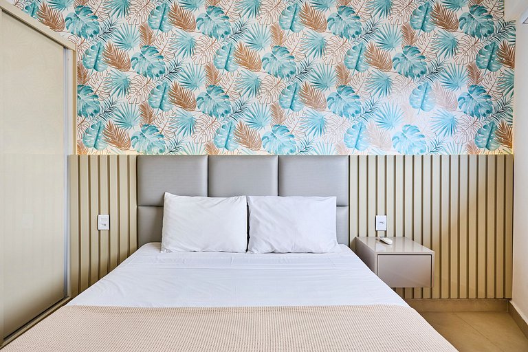 Apartamento 1 - 2 quartos Frente para o Mar