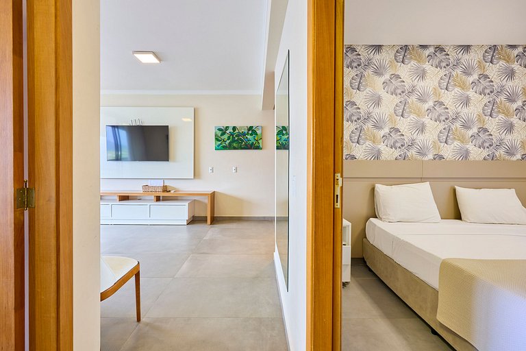Apartamento de 2 habitaciones con vista al mar