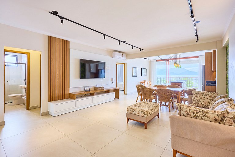 Apartamento 3 - 3 quartos Frente para o Mar