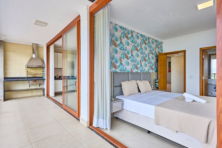 Apartamento 3 - 3 quartos Frente para o Mar