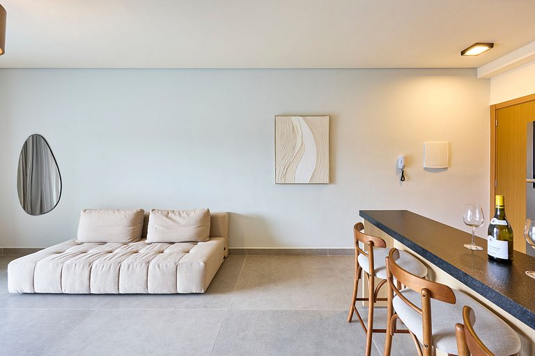 Apartamento Deluxe 1 quarto Próximo ao Mar