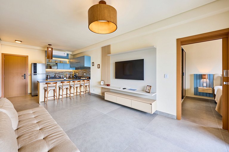 Apartamento Deluxe 1 quarto Próximo ao Mar