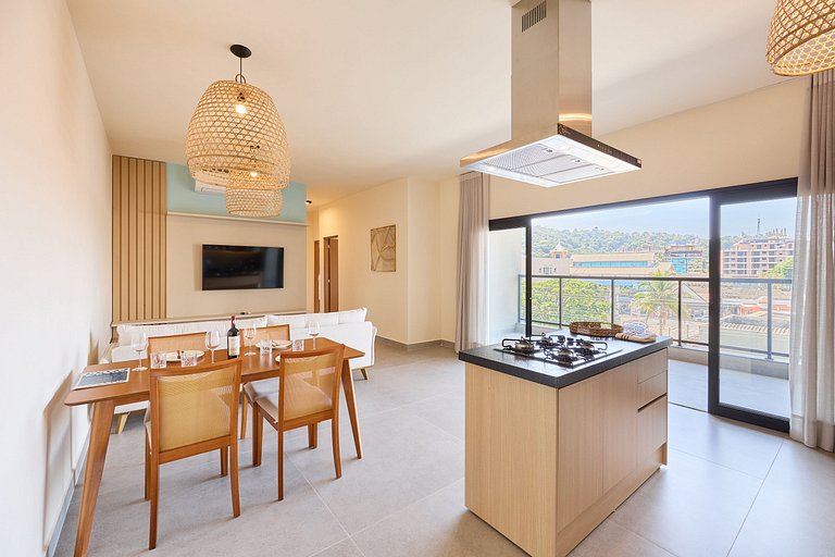 Apartamento Deluxe 3 quartos Próximo ao Mar