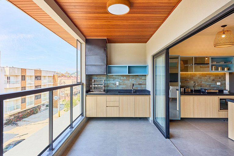 Apartamento Deluxe 3 quartos Próximo ao Mar