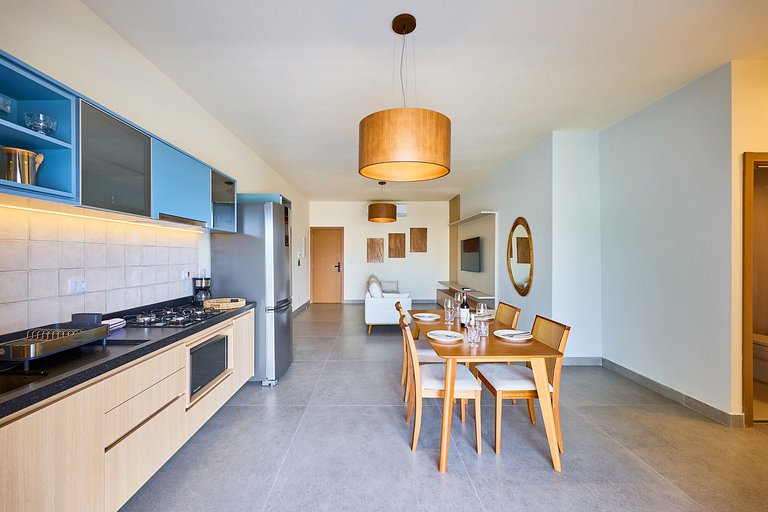 Apartamento Deluxe Premium 2 quartos Vista  Mar